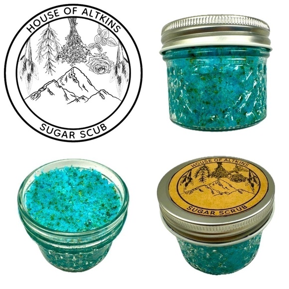 Sugar Scrub (Blue Raspberry) - Picture 2 of 5
